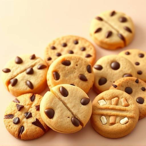Imagen ilustrativa de varias galletas con diferentes diseños, simbolizando las cookies informáticas.